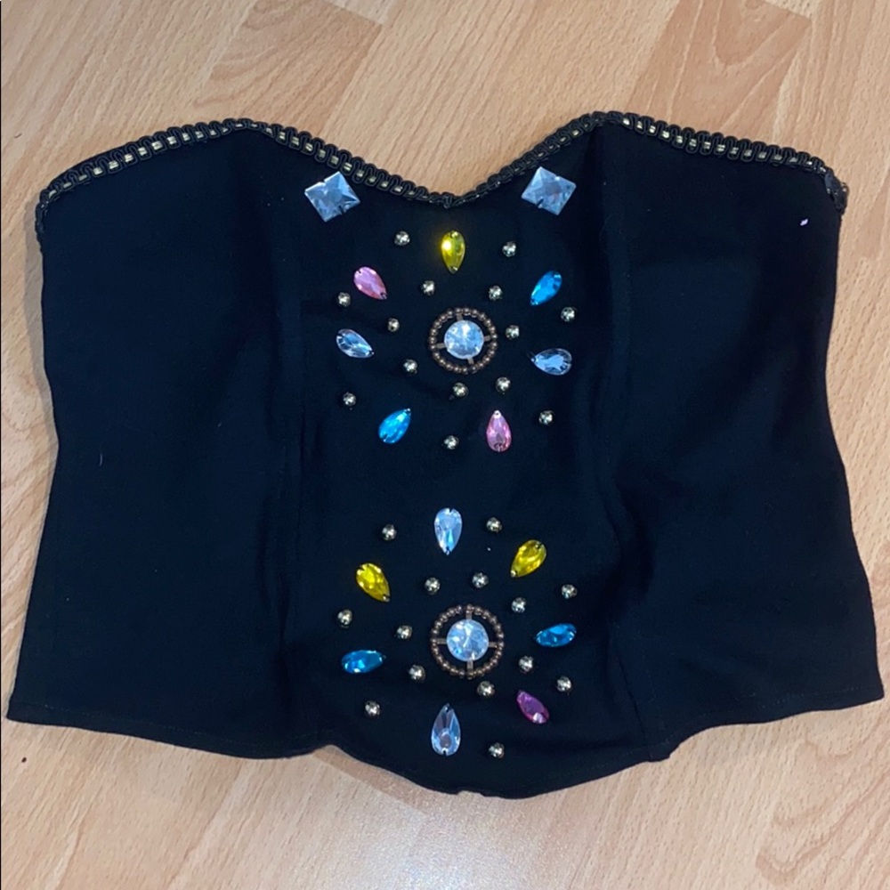 Vintage Beaded Corset Top✨